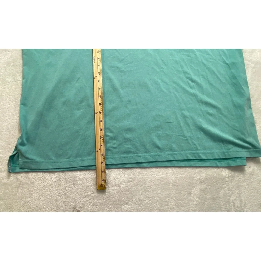 Adidas Mens 3XL Polo Shirt Teal Green Short Sleeve Golf Athletic Performance‎